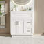 Meuble-lavabo de 30 pouces avec 2 portes, 2 tiroirs, tablette réglable