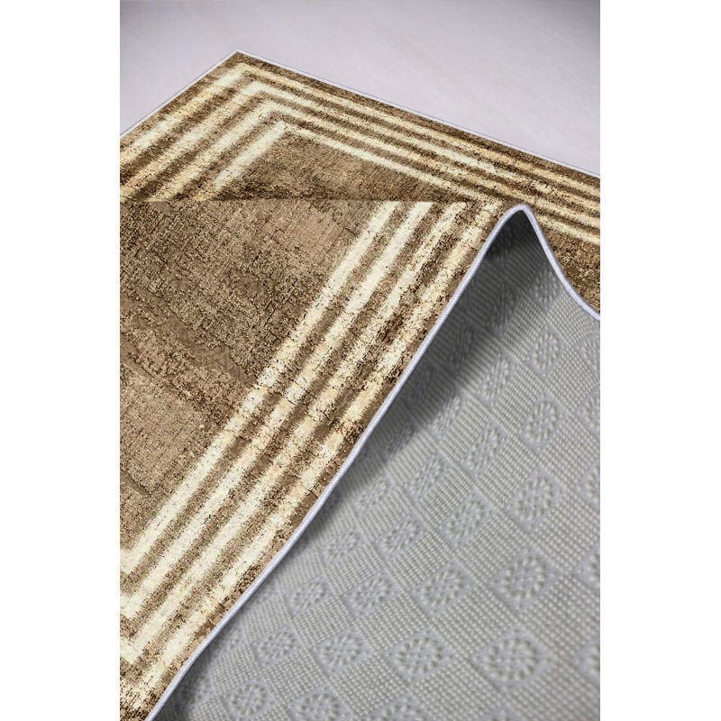 Tapis écologique, 100% polyester, 47,2 po x 70,9 po | Antibactérien, points antidérapants en PVC, 650 g / m² | Lavable à la machine, impression numérique | Parfait pour le salon et la chambre à coucher