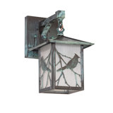 7" Wide Seneca Song Bird Right Wall Sconce
