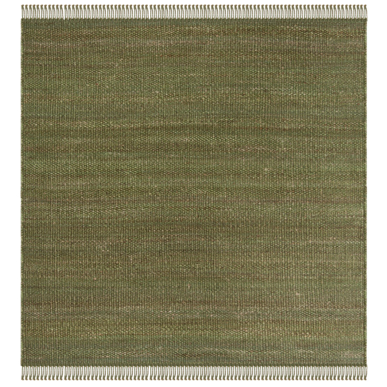 Fitzwater Natural Fiber Hand Woven Jute Striped Rug