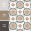 Riviera octogone Grimaud multicolore avec taco 7-7 / 8 po X 7-7 / 8 po Carreau de porcelaine pour plancher et mur-112666029