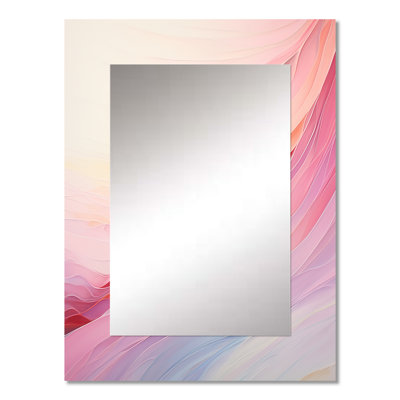 Ephemeral Rainbow Fantasy Arc I - Rainbow Decorative Wall Mirror, Traditional Large Mirror, Printed Metal Art