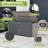 Large Capacity Plastic Deck Box with Lock, Wheels and Waterproof Lid for Outdoor Storage of Cushions, Garden and Pool Supplies-118776426