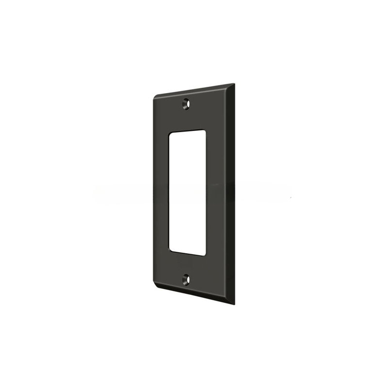 Deltana SWP4754U10B Switch Plate; Single Rocker; Oil Rubbed Bronze Finish