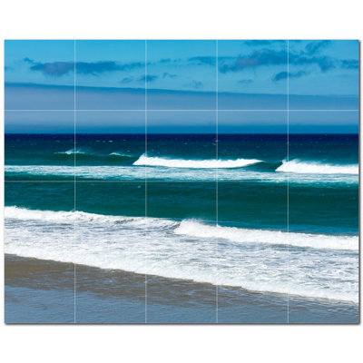 Murale décorative en céramique 4,25 po x 4,25 po