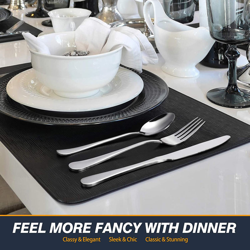 Red Barrel Studio® Celia Stainless Steel Flatware Set - Service for 8