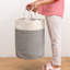 Fabric Laundry Hamper with Handles-934555510-830185329