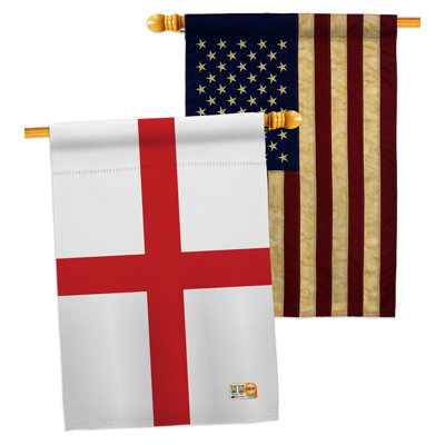 Drapeau de maison en polyester 2 côtés 3 pi 3 po x 2 pi 2 po