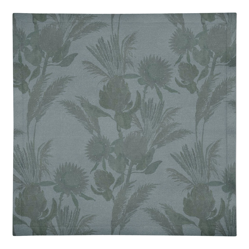 Floral Rectangle Napkin, Blue Tones
