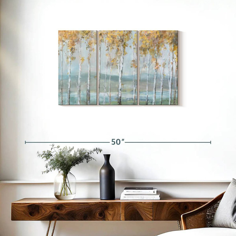 Alvord Lakeview Birches, H 20 po x l 33 po