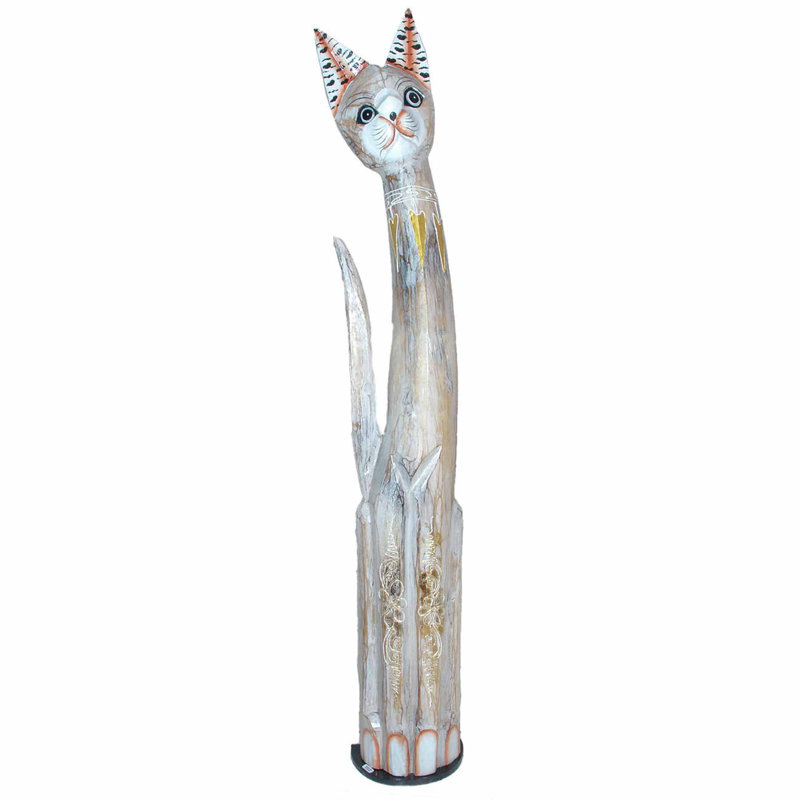 Handmade Statue Decorative Object, 40" H x 5" W x 4" D