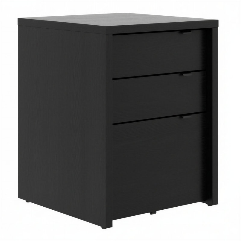 Armoire de rangement et de rangement polyvalente, Noir