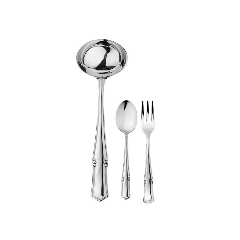 Ensemble de service 3 pièces - Acier inoxydable Bavière