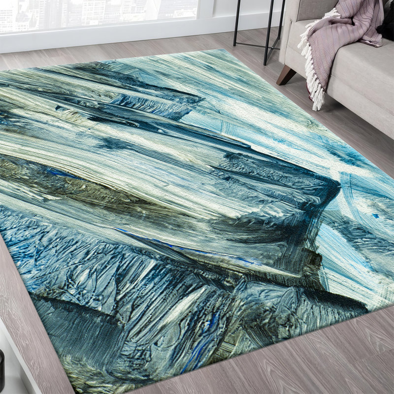 Non-Woven Soft Type Printed Rug Featuring an Intricate Floral Pattern in Warm Earthy Tones Perfect for Enhancing Your Living Space or Office Decor