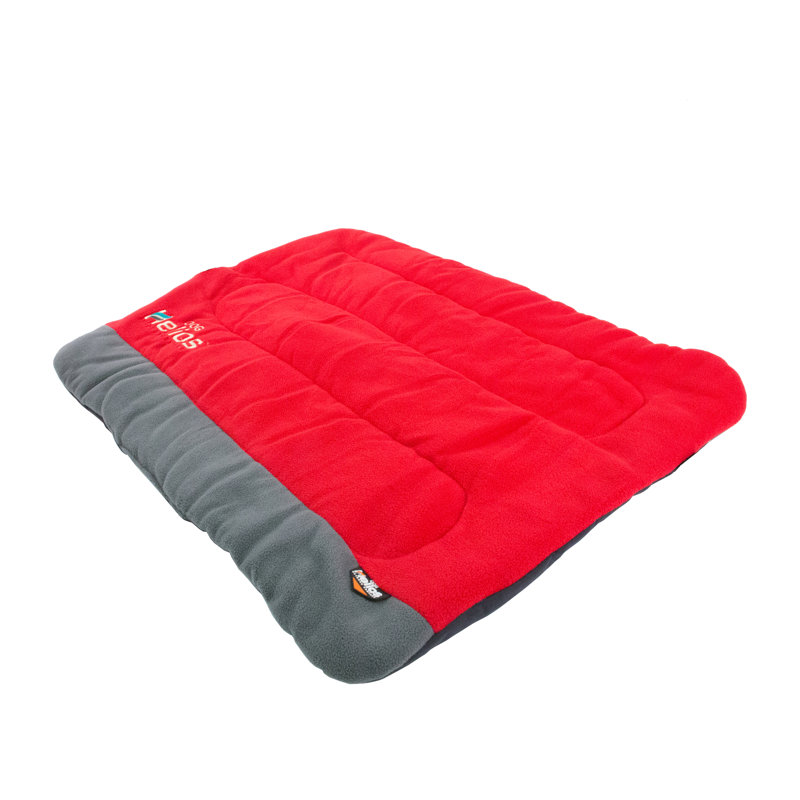 Dog Helios Combat-Terrain Outdoor Cordura-Nyco Travel Folding Dog Bed, Medium (31.5" W x 23.6" D x 4" H), Red
