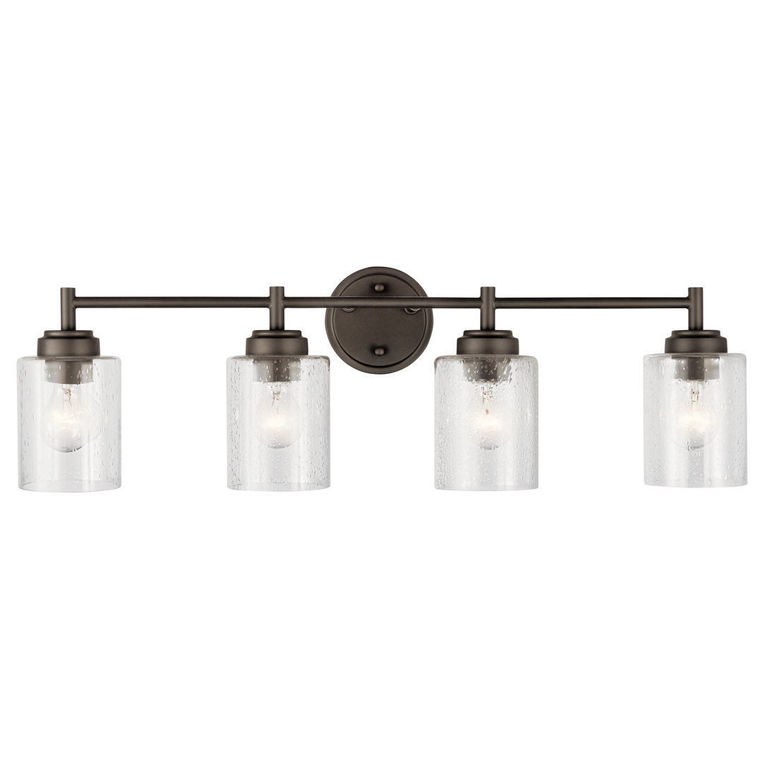 Winslow 4-Light Contemporary Vanity Light Kichler Lighting 