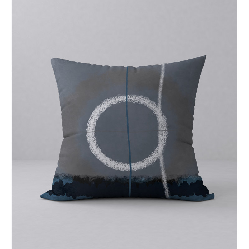 Housse de coussin carrée étincelante Coy, H 24 po x l 24 po