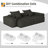 Boneless Modern Oversized Modular Sectional Sofa-451836736