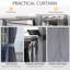Pergola en métal 10 pi x 10 pi avec auvent rétractable, gris foncé