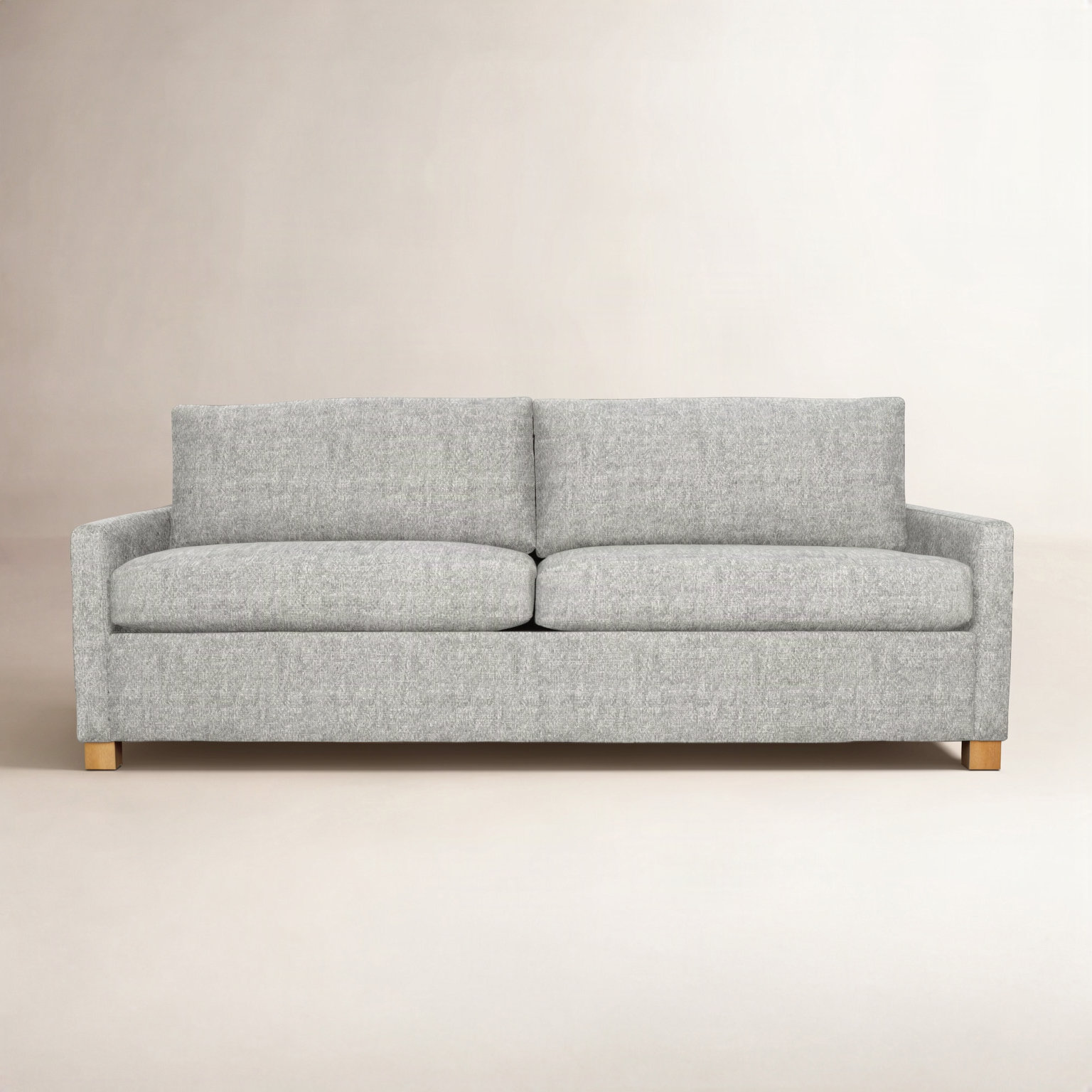 Louisa 87" Sofa Bed, Connelly Dove Performance Tweed