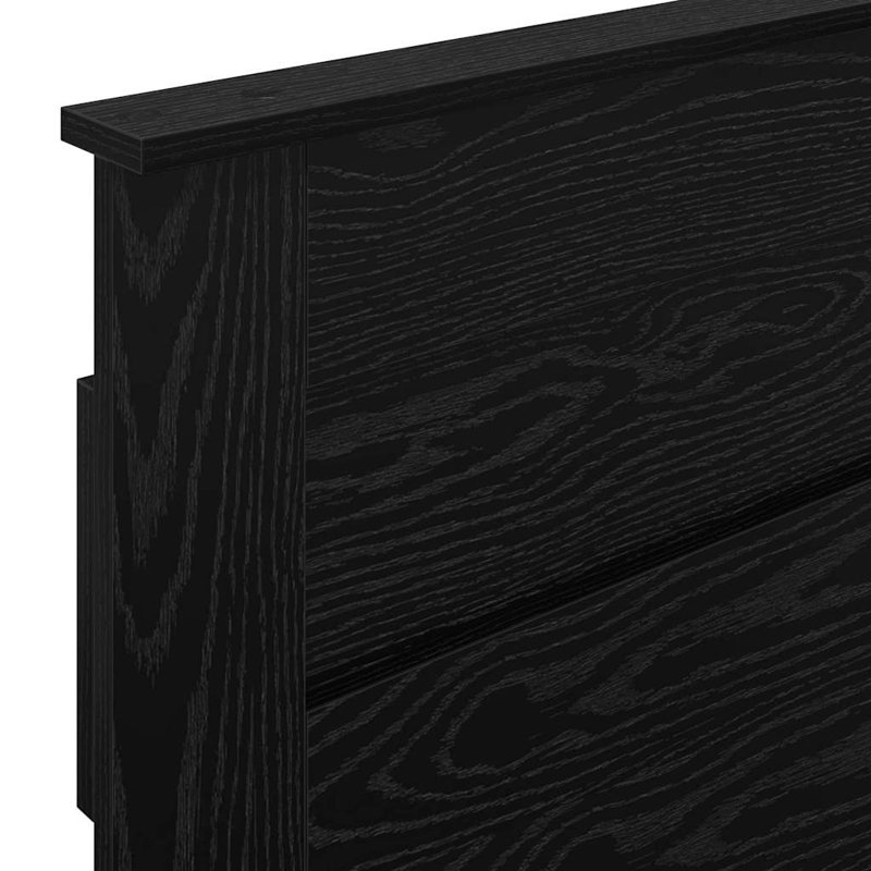 Panel Headboard, UK Single - DE 90 x 190 cm, Black Oak