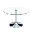 40' Round Glass Top Dining Table Set-1863409217-1863409231