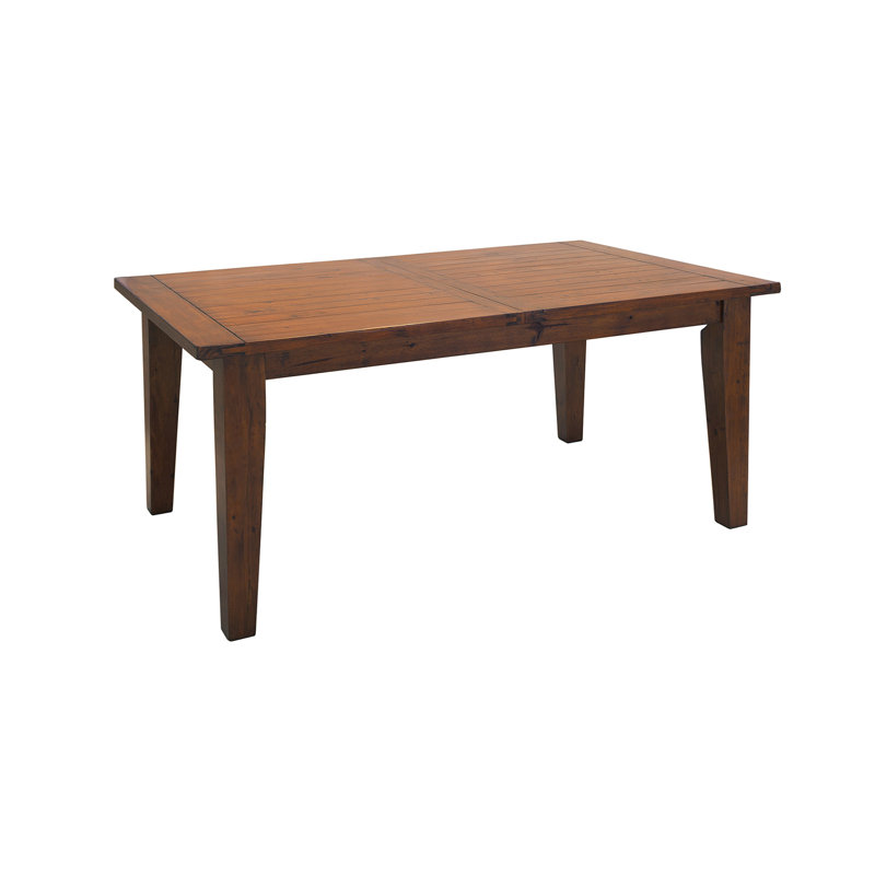 Table de salle à manger extensible en bois de pin massif Centerville, Crépuscule africain, H 30,5 po x l 55 po x P 35 po