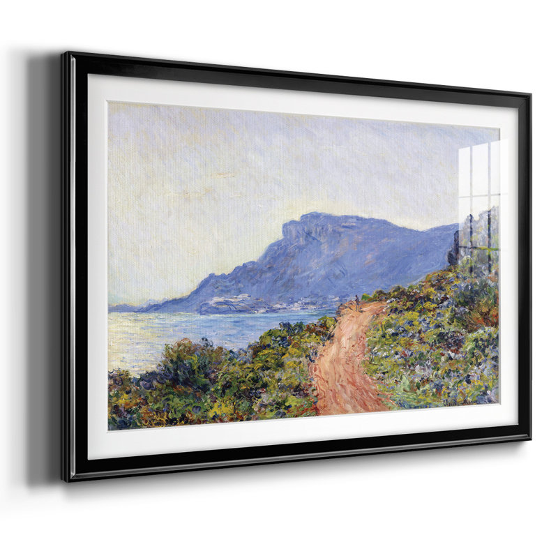 Monet, impression sur papier encadrée, H 30 po x l 44 po x P 1,5 po, Noir