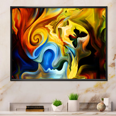 Voyage to Inner - Reproduction sur toile avec cadre flottant