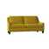 Aspen Polyester Blend Square Arm Sofa with Reversible Cushions