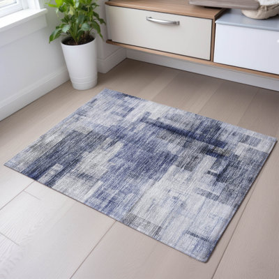 Premium Machine Washable Nigel AMF1067 Squares Rug