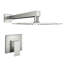 Robinet de douche mural (valve incluse)