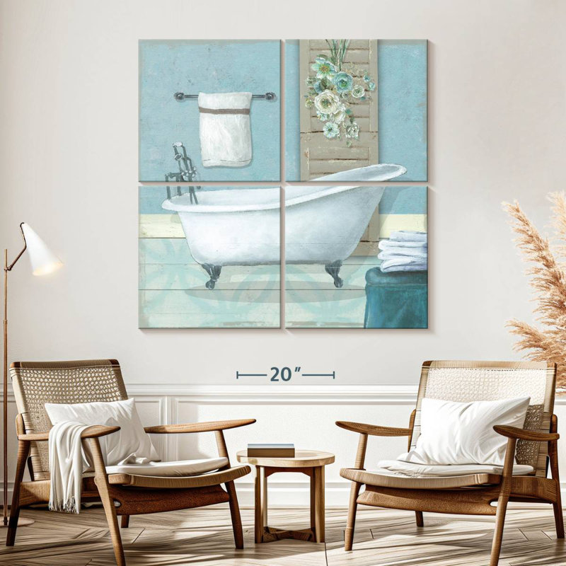 Bain bleu sarcelle Kerrick I