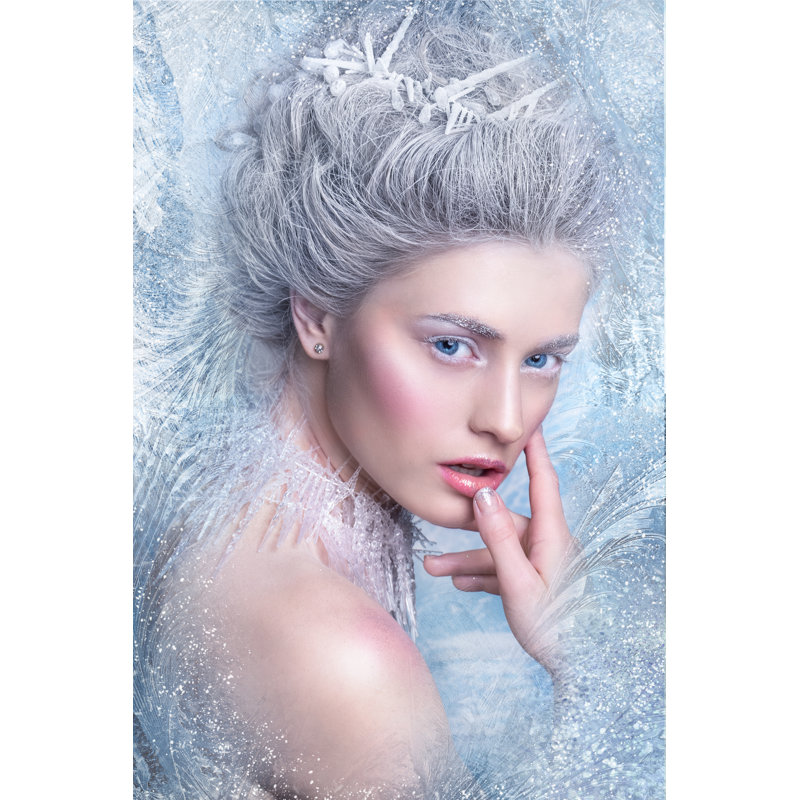 Fantasy Girl Portrait - Wrapped Canvas Print, 30cm H x 20cm W x 3.8cm D