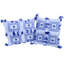 Geometric Lumbar Pillow Cover & Insert