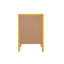 Ameenah 39cm W Solid + Manufactured Wood Bedside Table-586693506