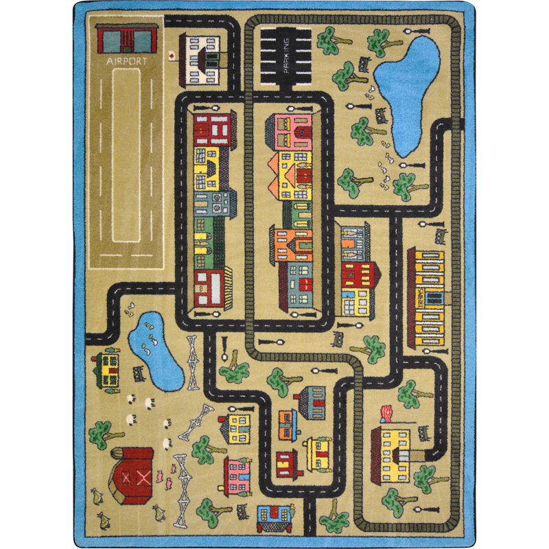 Tapis Just for Kids, Rectangle 5 pi 4 po x 7 pi 8 po
