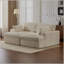 Double méridienne intérieure, canapé-lit rembourré surdimensionné pour l'intérieur, canapé-lit luxueux à assise profonde, causeuse modulaire, causeuse en velours côtelé pour le salon, aucun assemblage requis-1140281254-1117674793