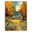 «Halloween Village», art mural sur toile tendue-117458030