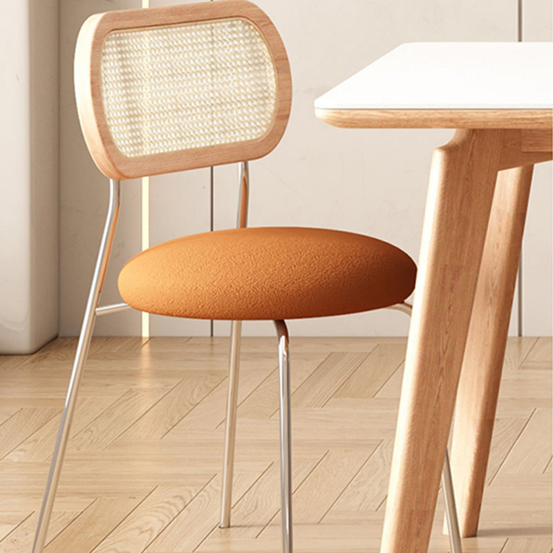 Small simple modern family dining table set, 29.52"H x 55.11"L x 31.49"W