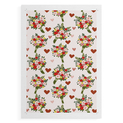 Darling Valentine Collection E -Canvas Print Only - NOT FRAMED