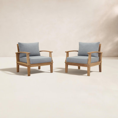 Marina Teak Patio Lounge Chair