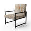 Brilon - Chaise rembourrée avec accoudoirs abstraits Botanicals-596587172