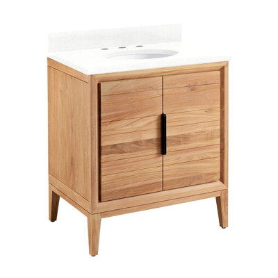 30" Aliso Single Bathroom Vanity Set with Oval Undermount Sink