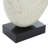 Mother of Pearl Shell Swirl Abstract Decorative Sculpture with Black Base-20525671