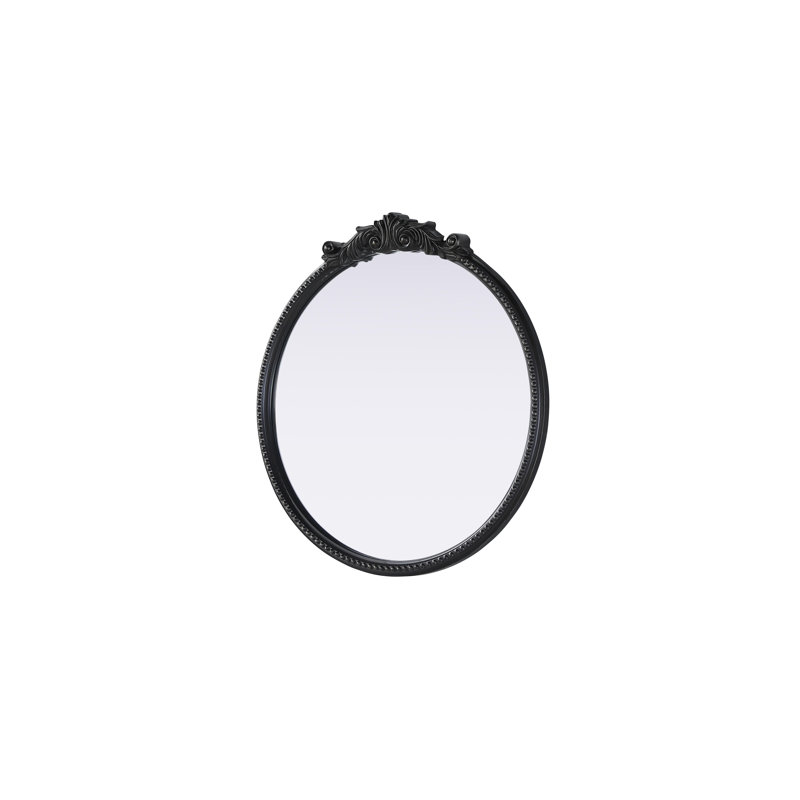Monikah Resin Mirror, 32" x 30", Vintage Bronze