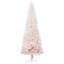 Sapin de Noël artificiel non éclairé de 6 pi de hauteur avec branches réalistes et base en acier