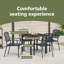 Square 5 - Piece 4 - Person Outdoor Table Set