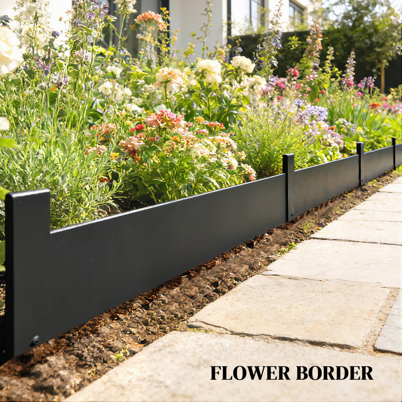 Metal Garden Stake, 20cm H x 102cm W x 8cm D