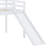 Twin Low Loft Bed With Slide, Ladder, Safety Guardrails-1514440837